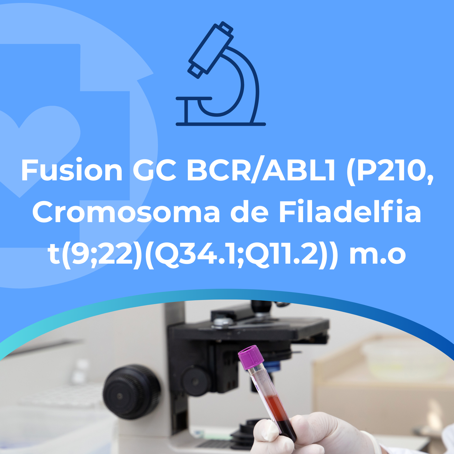 Fusion GC BCR/ABL1 (P210, Cromosoma de Filadelfia t(9;22)(Q34.1;Q11.2)) m.o