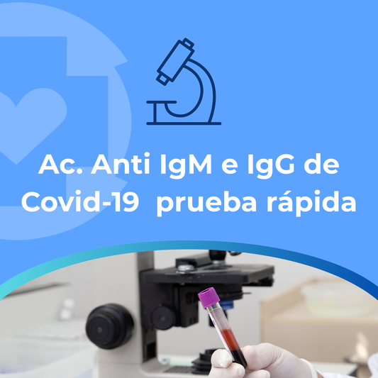 Ac. Anti IgM e IgG de Covid-19  PBA Rapida