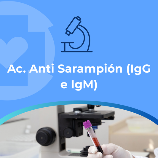 Ac. Anti Sarampión (IgG e IgM)