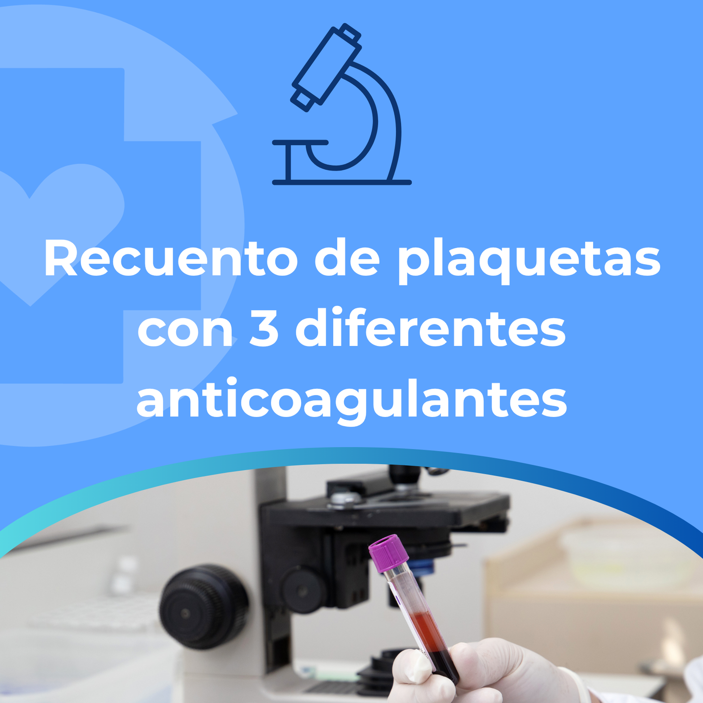 Recuento de plaquetas con 3 diferentes anticoagulantes