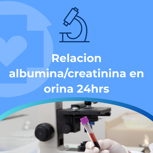 Relacion albumina/creatinina en orina 24hrs