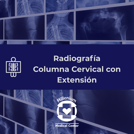 Columna cervical con extension