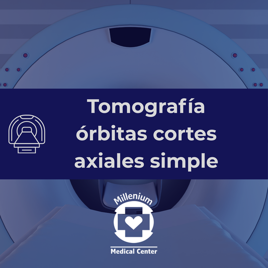 Tomografía Orbitas Cortes Axiales Simple